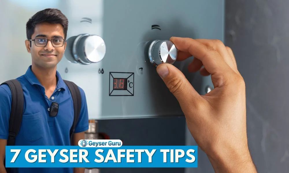 Safety tips for geysers